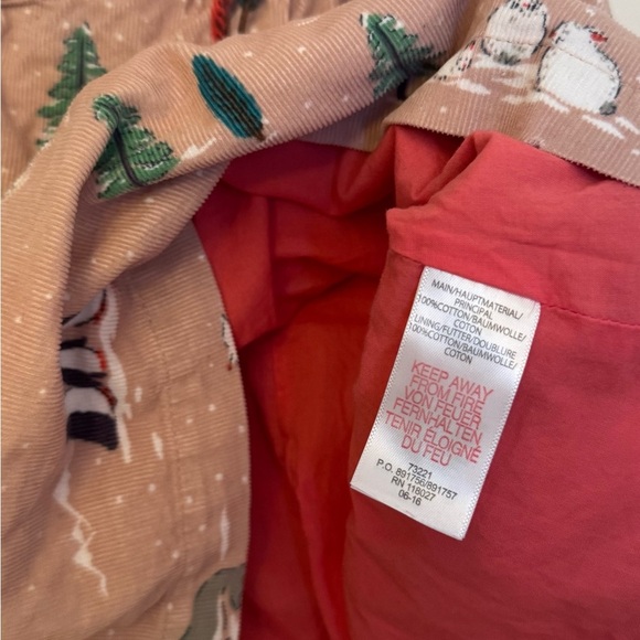 Baby Boden Winter Animal Corduroy Dress Girls 3-6 Months Penguins Polar Bears - Picture 6 of 6